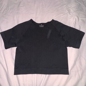 Black Short Sleeve Top